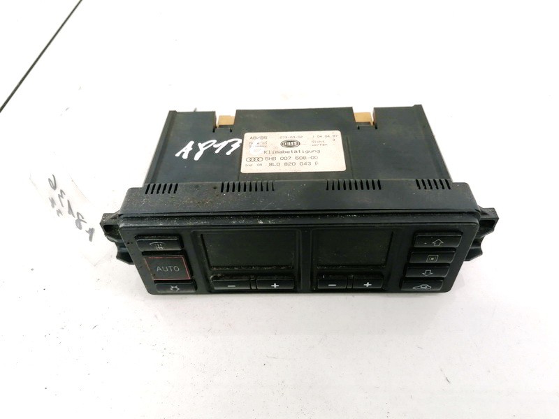 8L0820043B Audi A4 1997 Climate Control Panel (heater control switches)