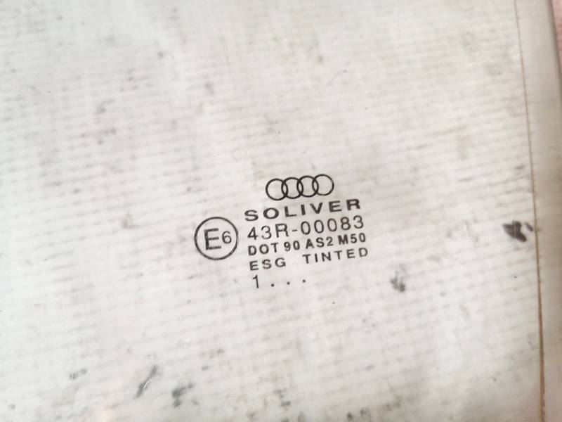 AS2 Audi A6 2002 Door-Drop Glass - FRONT LEFT - Thumbnail 2