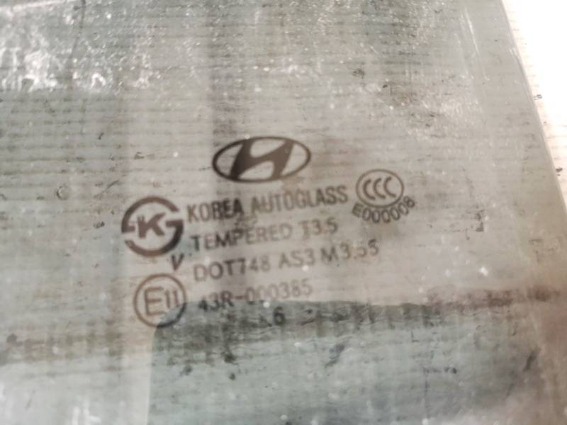 AS3 Hyundai Santa Fe 2006 LUNA TRASERA IZQUIERDA, Luna de la puerta trasera - TRASERA IZQUIERDA - Thumbnail 2