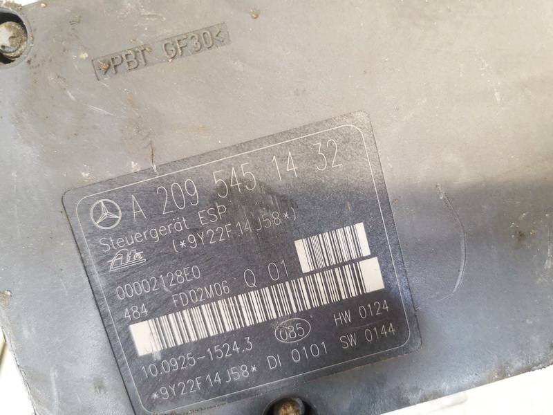A0044315412 Mercedes-Benz C-CLASS 2003 ABS Unit (ABS Brake Pump) - Thumbnail 3