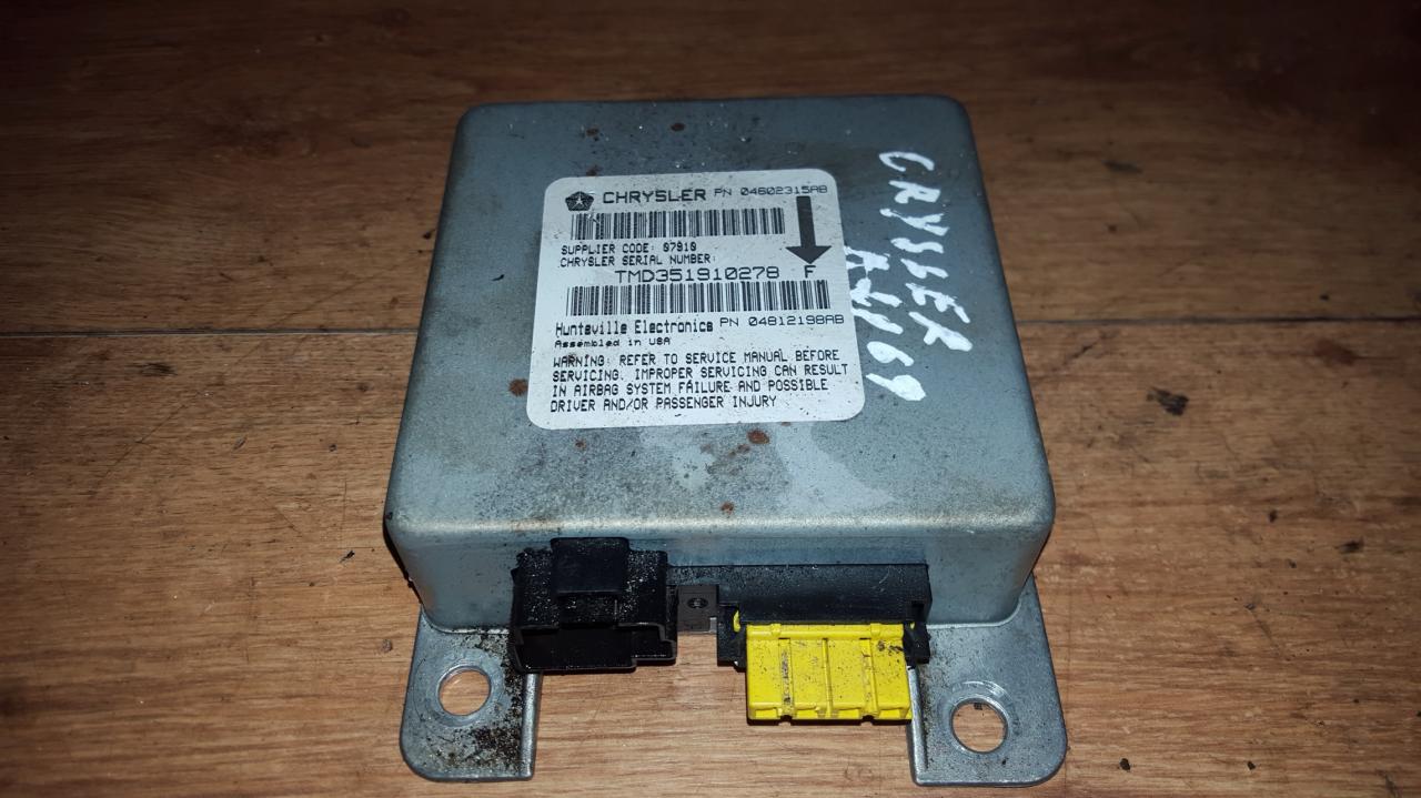 04602315AB Chrysler Stratus 1997 SRS AIRBAG KOMPIUTERIS - ORO PAGALVIU VALDYMO BLOKAS
