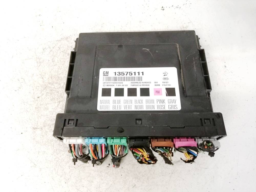 13575111 Opel Insignia 2010 General Module Comfort Relay (Unit)
