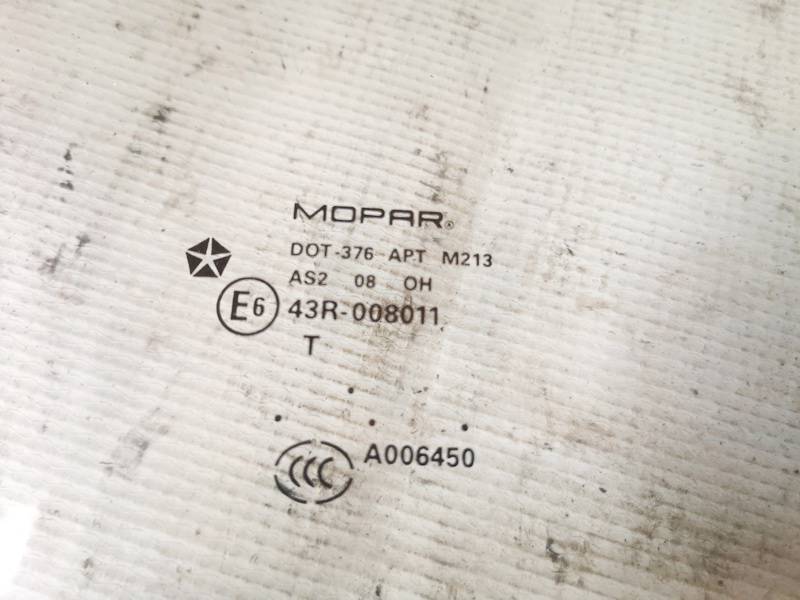 AS2 Dodge Caliber 2008 Szyba drzwi - PRZEDNIE PRAWE - Thumbnail 2