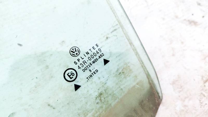 AS2 Volkswagen Golf 2000 Door-Drop Glass - REAR LEFT - Thumbnail 3