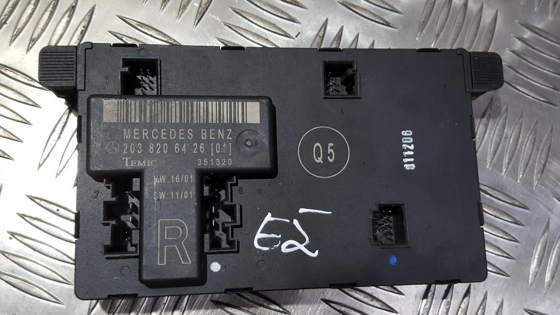 2038206426 Mercedes-Benz C-CLASS 2004 Door control relay (DOOR CONTROL UNIT MODULE ECU )