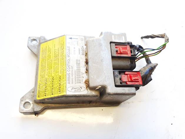 98AG14B056AF Ford Focus 1999 SRS AIRBAG KOMPIUTERIS - ORO PAGALVIU VALDYMO BLOKAS
