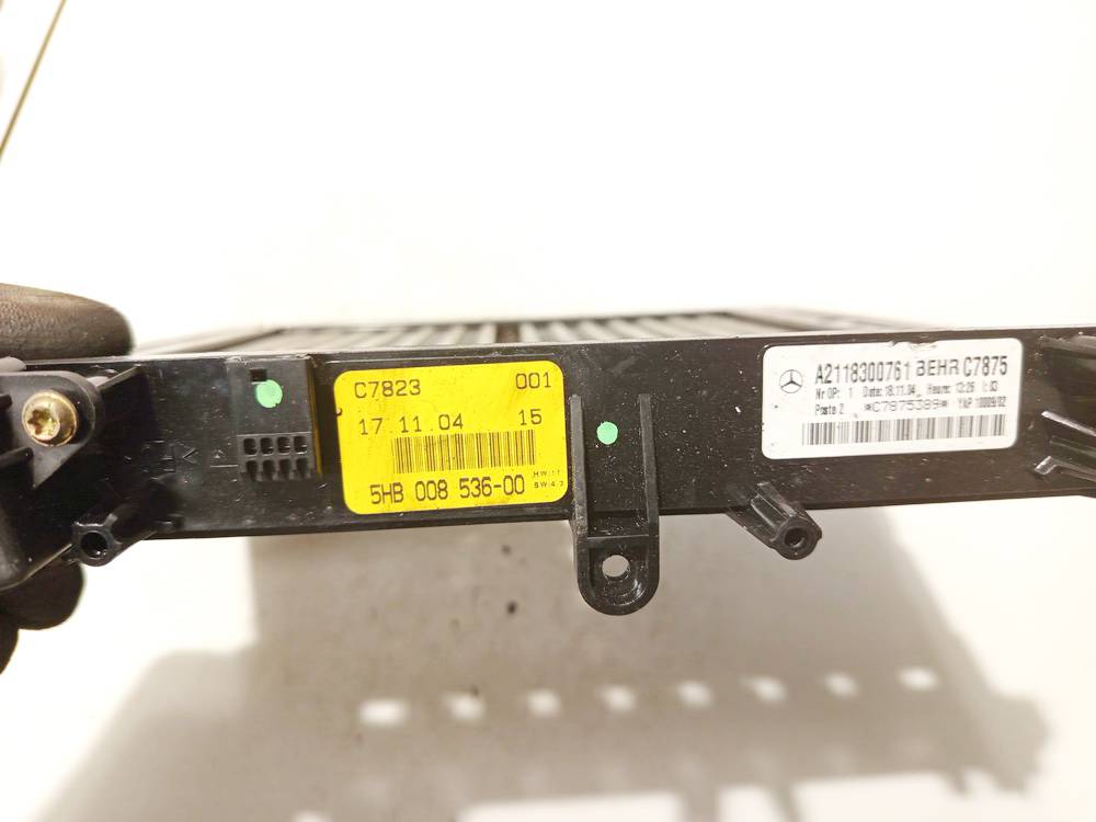 A2118300761 Mercedes-Benz E-CLASS 2002 Electric Auxiliary Heater Element Unit - Thumbnail 3