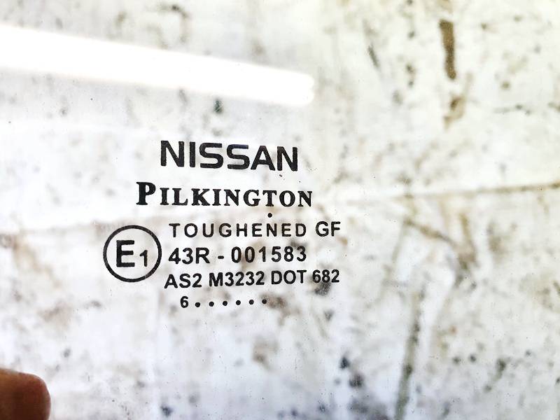 AS2M3232DOT682 Nissan Leaf 2016 Szyba drzwi - TYLNE PRAWE - Thumbnail 2