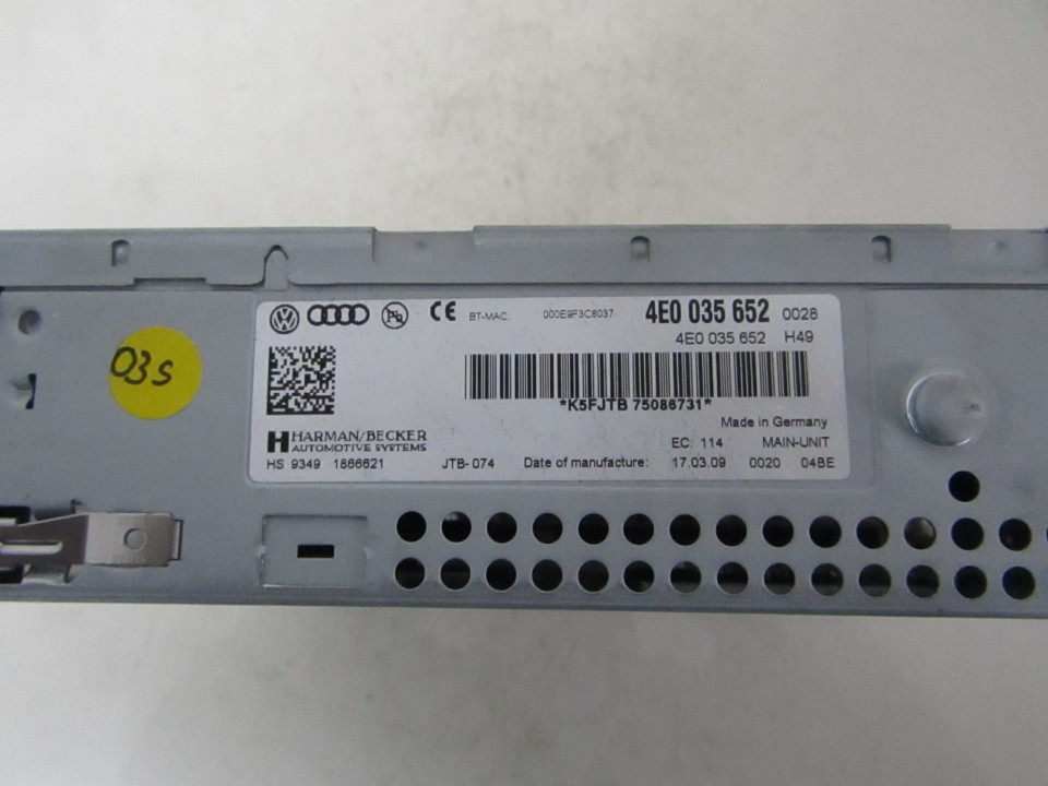 4E0035652 Audi A6 2009 Navigationsrechner Navi Rechner Navigation - Thumbnail 3