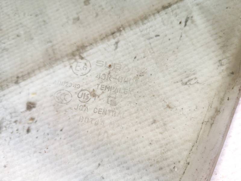 AS2 Subaru Forester 2010 Door-Drop Glass - FRONT RIGHT - Thumbnail 2