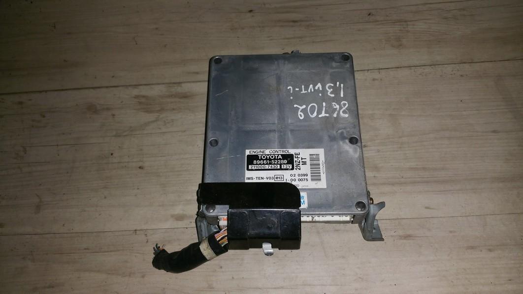 8966152280 Toyota Yaris Verso 2002 Moottorin ohjainyksikkö