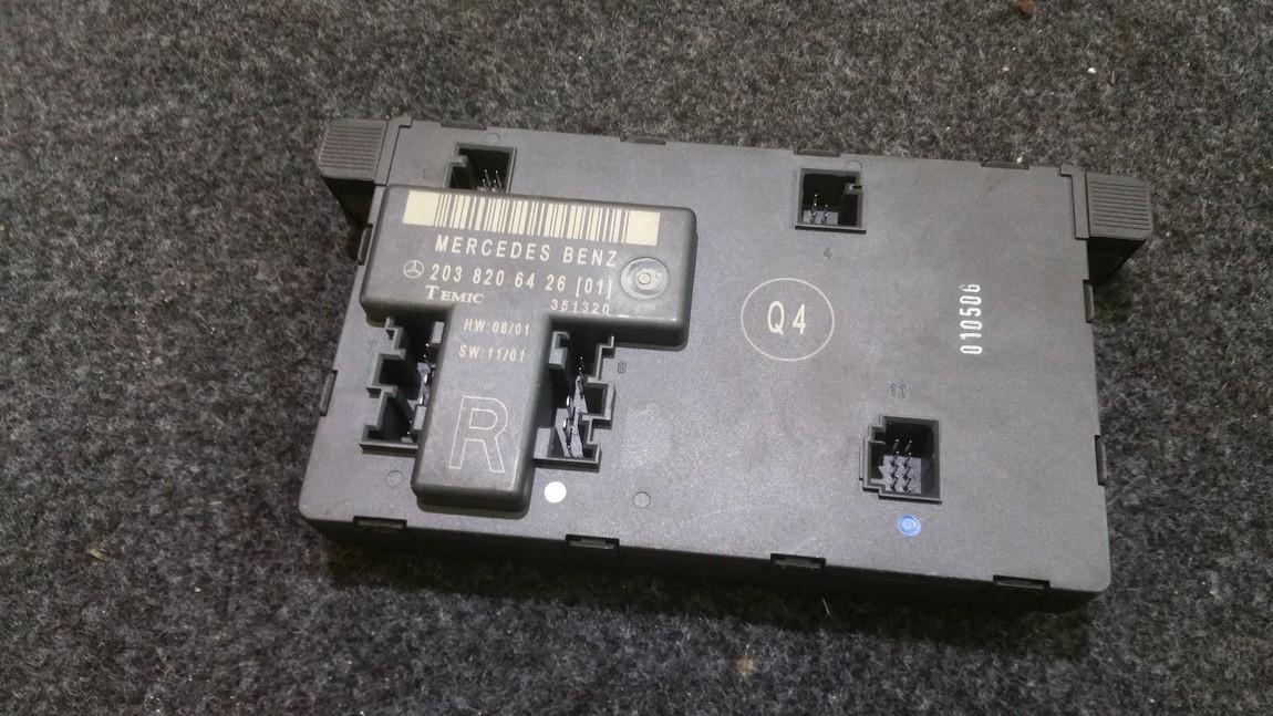 2038206426 Mercedes-Benz C-CLASS 2002 Door control relay (DOOR CONTROL UNIT MODULE ECU )