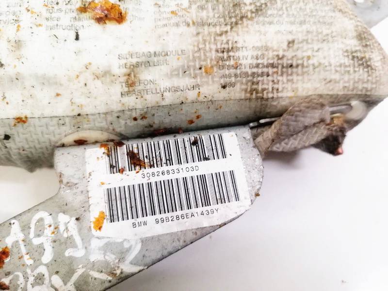 30826833103D BMW 5-Series 1999 Door Side Airbag - Thumbnail 3