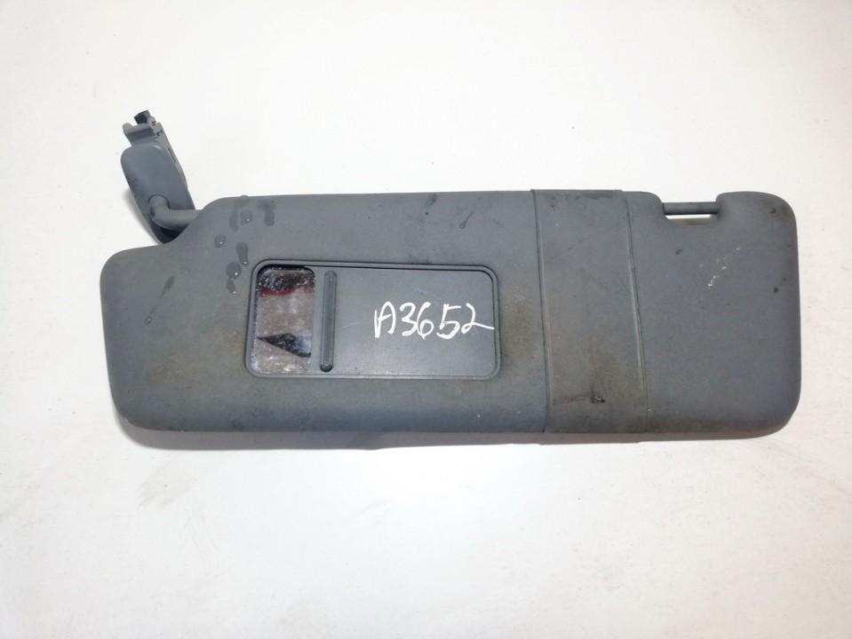 8E0857551 Audi A4 2001 Sun Visor, With Light and Mirror and Clip