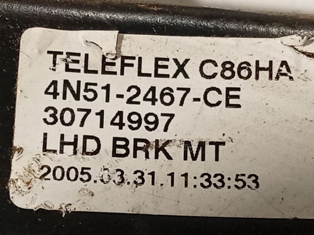 4N512467CE Volvo V50 2005 Pedal work, Brake pedal, Pedal bracket, Clutch pedal - Thumbnail 4