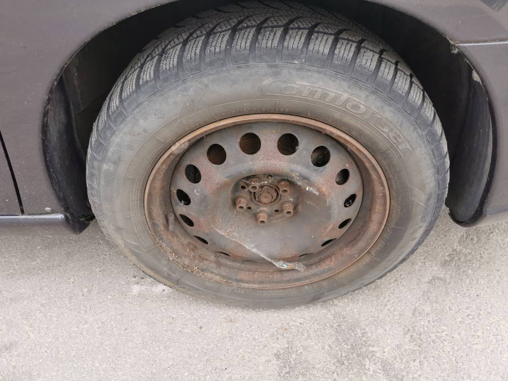 5X98 Citroen C8 2005 Juego de ruedas de hojalata R16 - Thumbnail 4