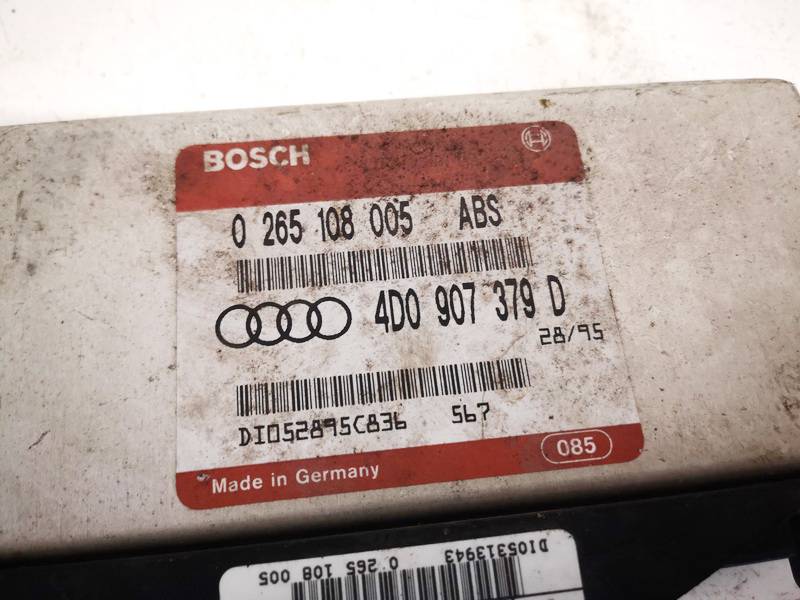 0265108005 Audi A4 1995 ABS ohjainlaite - Thumbnail 2