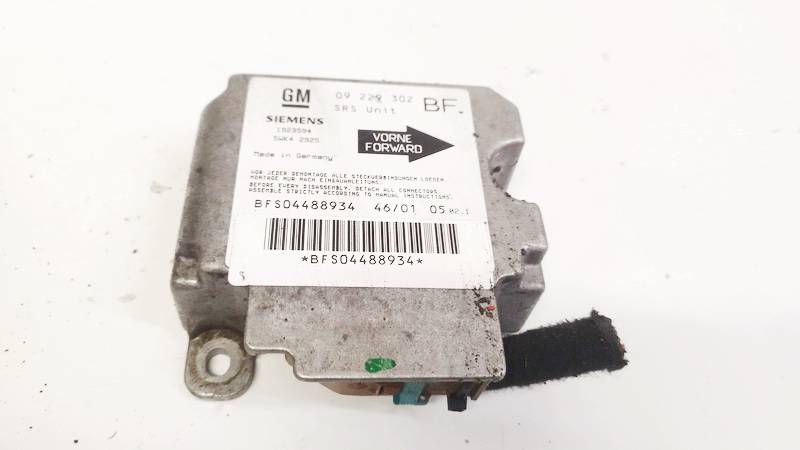 09229302 Opel Astra 2002 CENTRALITA AIRBAG