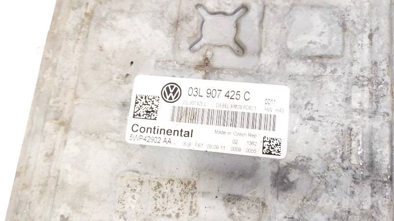 03L907425C Volkswagen Golf 2011 ECU Engine Computer (Engine Control Unit) - Thumbnail 2