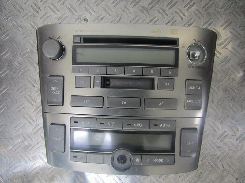 5590205060G Toyota Avensis 2004 Climate Control Panel and Autoradio