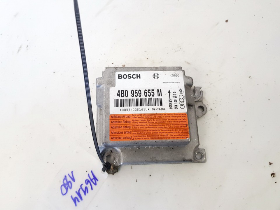 4B0959655M Audi A6 2002 Airbag crash sensors module - Thumbnail 2