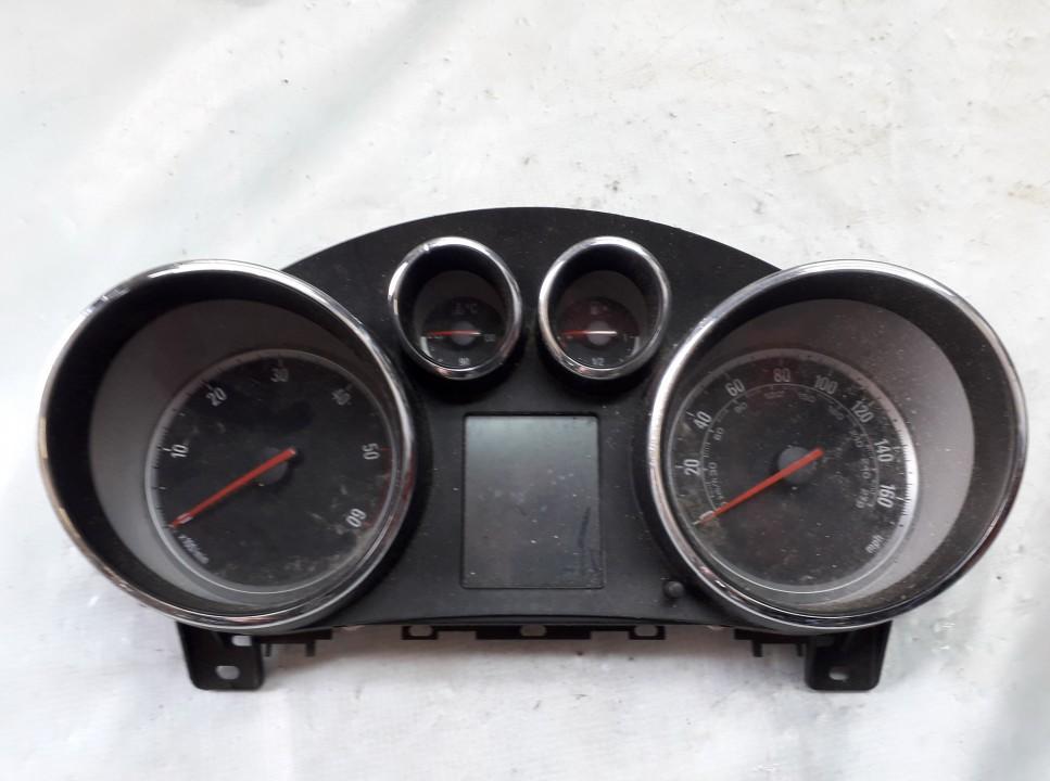 13355676 Opel Astra 2010 Speedometers - Cockpit - Speedo Clocks Instrument