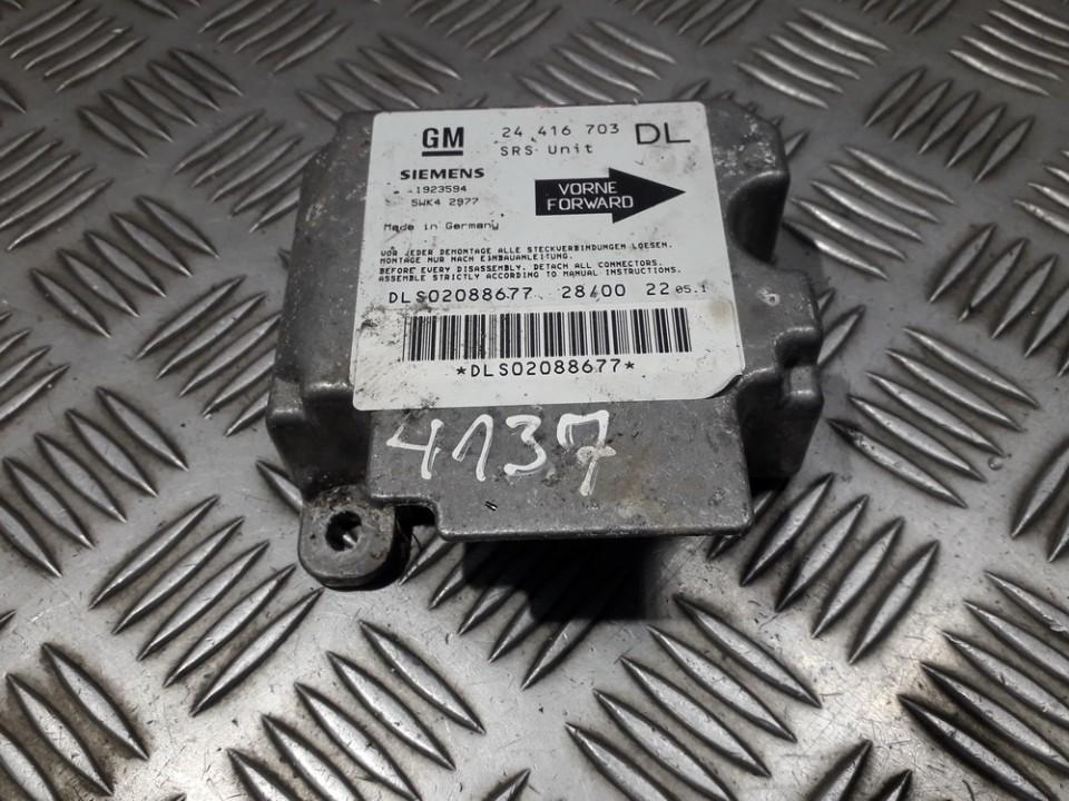 24416703DL Opel Astra 2000 Airbag crash sensors module