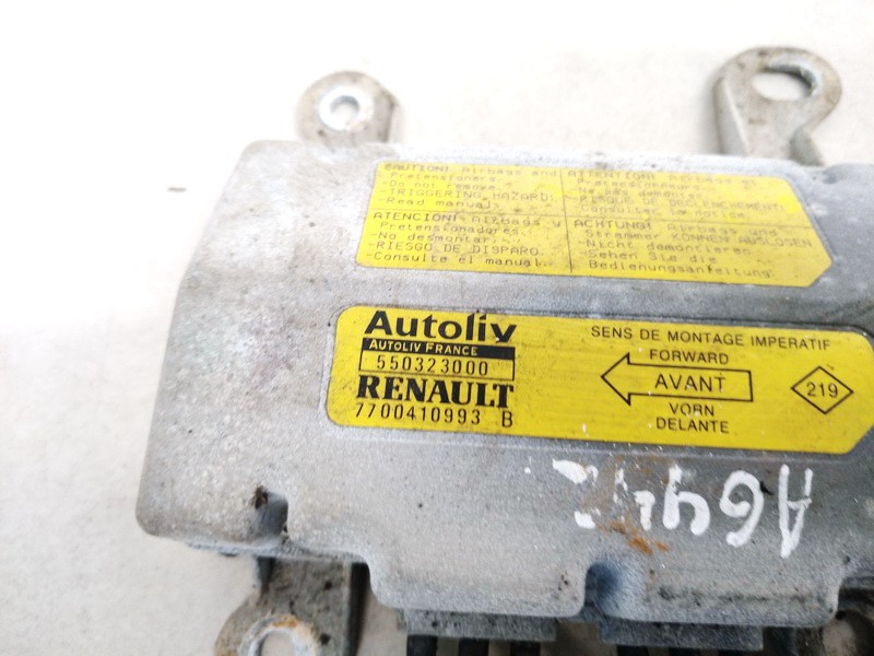 7700410993B Renault Laguna 1995 SRS AIRBAG KOMPIUTERIS - ORO PAGALVIU VALDYMO BLOKAS - Thumbnail 3