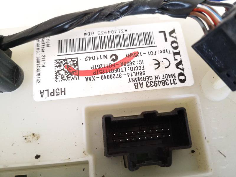 31384933AB Volvo V60 2015 Drošinātāju kārba - Thumbnail 2