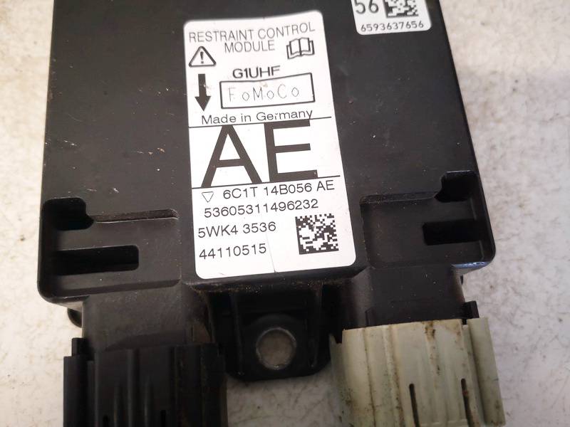 6C1T14B056AE Ford Transit 2011 Komputer SRS airbag – moduł sterujący poduszek powietrznych - Thumbnail 2