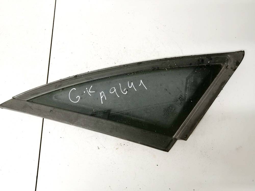 43R001057 Audi A4 2007 Corner quarter window glass - REAR LEFT