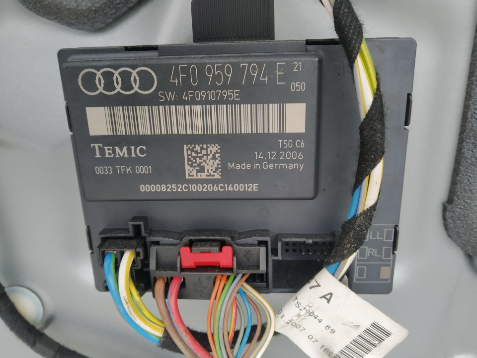 4F0959794E Audi A6 2007 Door control relay (DOOR CONTROL UNIT MODULE ECU )
