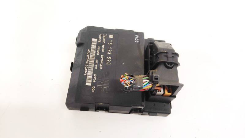 13193590 Opel Vectra 2006 Confort Contrôle Module
