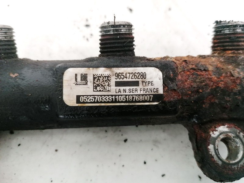 9654726280 Volvo S40 2005 Fuel injector rail (injectors)(Fuel distributor) - Thumbnail 3