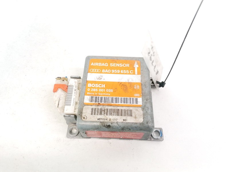 8A0959655C Audi A6 1996 srs-turvatyynyn tietokone – turvatyynyn ohjausyksikkö