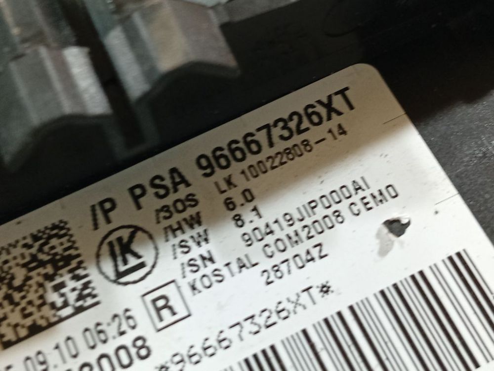 96667326XT Citroen DS3 2010 Posukiu, Sviesu ir valytuvu rankeneliu komplektas - Thumbnail 4