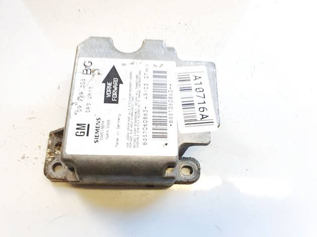 09229303 Opel Zafira 2003 CALCULATEUR AIRBAG - Thumbnail 2