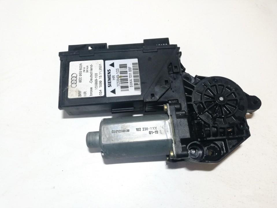 8E0959802A Audi A4 2001 Window Motor - REAR RIGHT