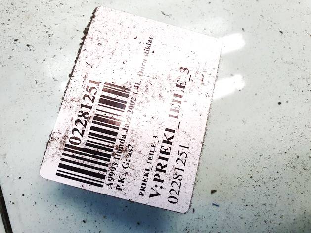 AS2 Honda Jazz 2002 LUNA DELANTERA IZQUIERDA, Luna de la puerta delantera - FRENTE IZQUIERDO - Thumbnail 2