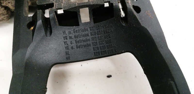 8Z0839886A Audi A2 2002 Durvju ārējā roktura - PRIEKŠA PA LABI - Thumbnail 3