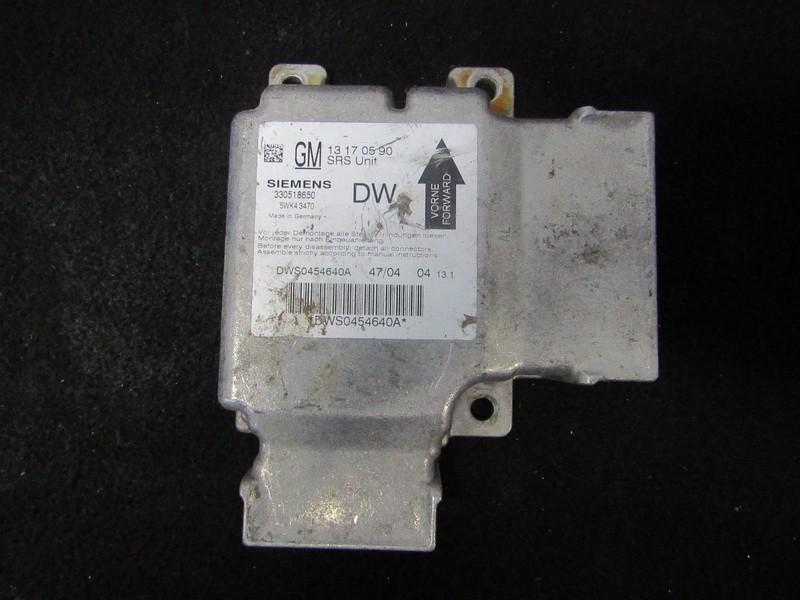 13170590 Opel Vectra 2004 Airbag crash sensors module