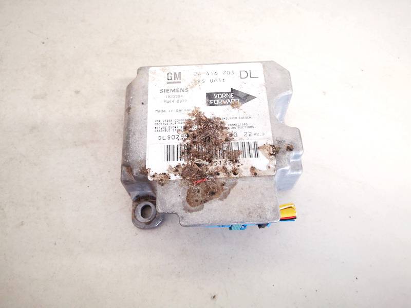 24416703 Opel Astra 2000 Airbag crash sensors module