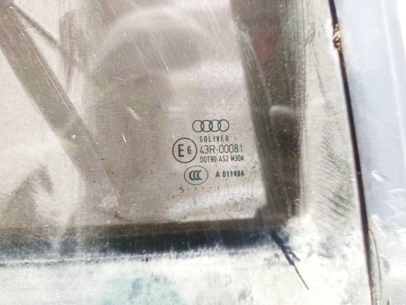 AS2 Audi A6 2005 LUNA TRASERA DERECHA, 
Luna de la puerta trasera - ABAJO A LA DERECHA - Thumbnail 2