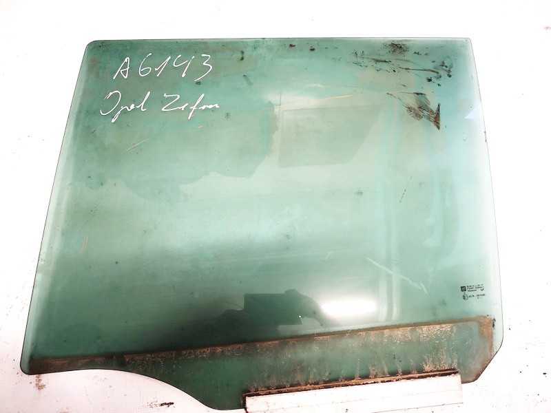 Opel Zafira 2000 Door-Drop Glass - REAR RIGHT