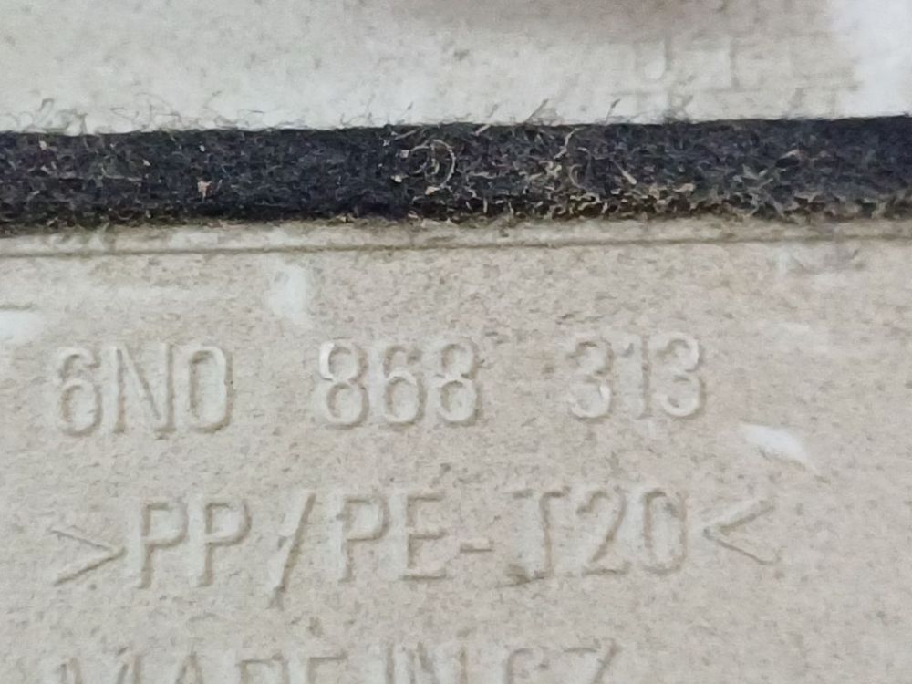 6N0868313 Skoda Fabia 2007 Pillar Trim - MIDDLE RIGHT - Thumbnail 4