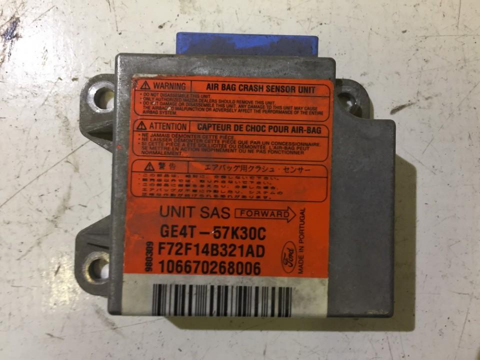 GE4T57K30C Mazda 626 1998 SRS AIRBAG KOMPIUTERIS - ORO PAGALVIU VALDYMO BLOKAS