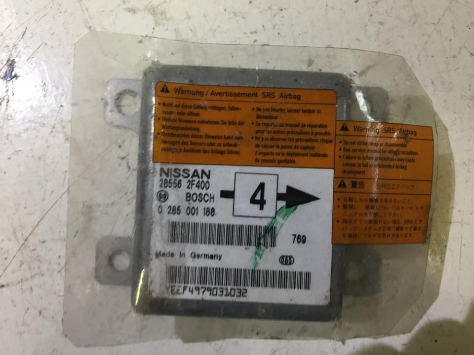 285562F400 Nissan Primera 1998 SRS AIRBAG KOMPIUTERIS - ORO PAGALVIU VALDYMO BLOKAS