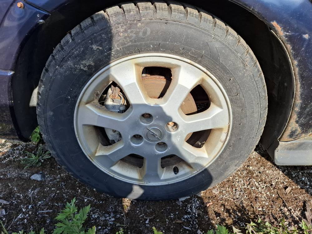 4×100 Opel Astra 2001 Komplet Kół Zimowych R15 - Thumbnail 2