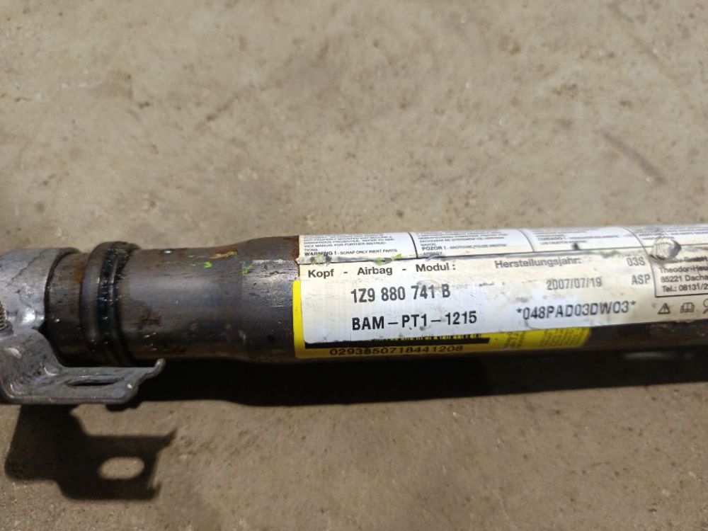 1Z9880741B Skoda Octavia 2008 Roof SRS - FRONT LEFT - Thumbnail 4