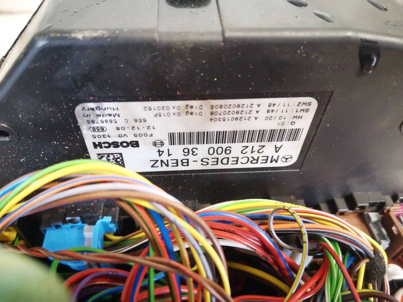 A2129003614 Mercedes-Benz E-CLASS 2013 CAJA RELES -  FUSIBLES - Thumbnail 2